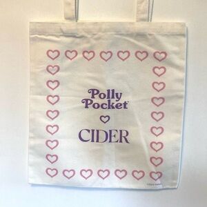 Polly Pocket & Cider Colab Tote Bag New!